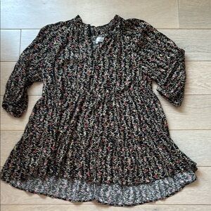 Zara Girls’ Floral Tiered Dress